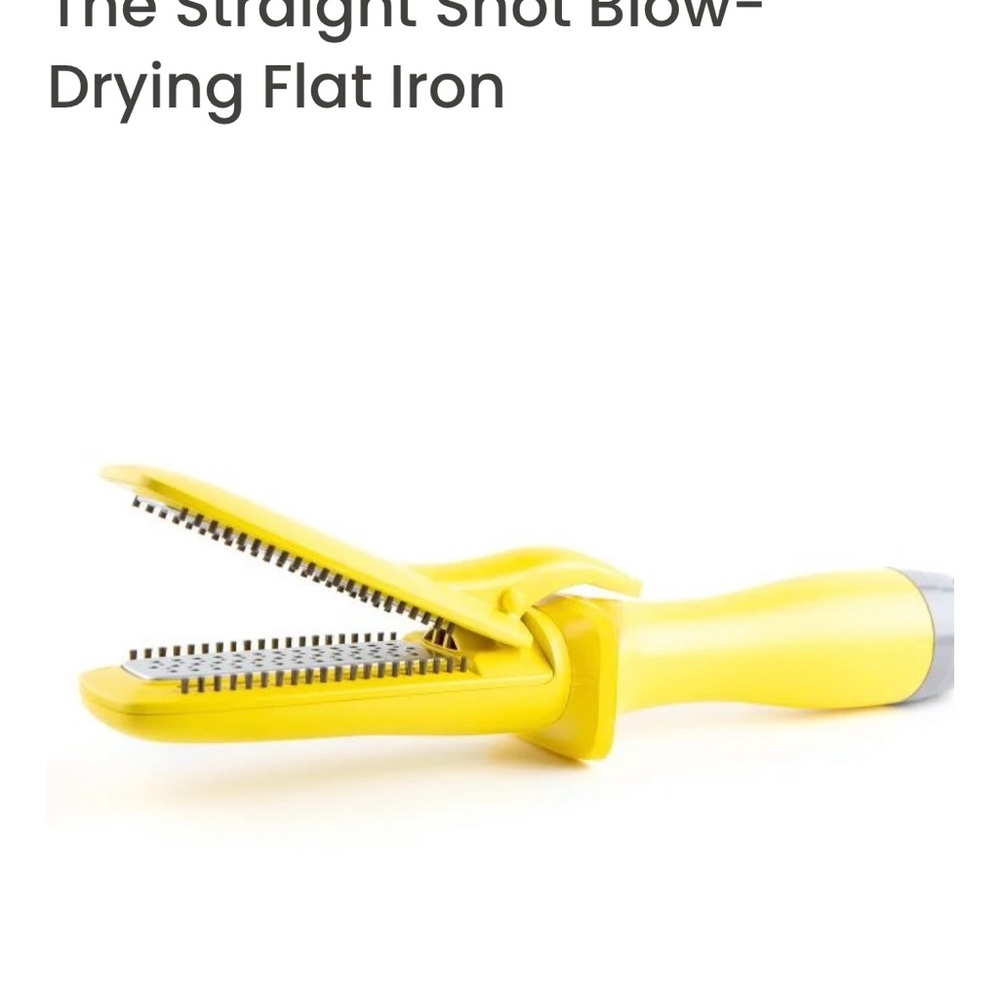 Drybar Bright Yellow Blow-Drying Flat Iron The Straight Shot
